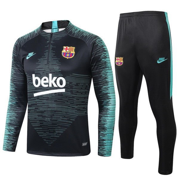 Chandal Barcelona 2019 2020 Negro Verde Blanco